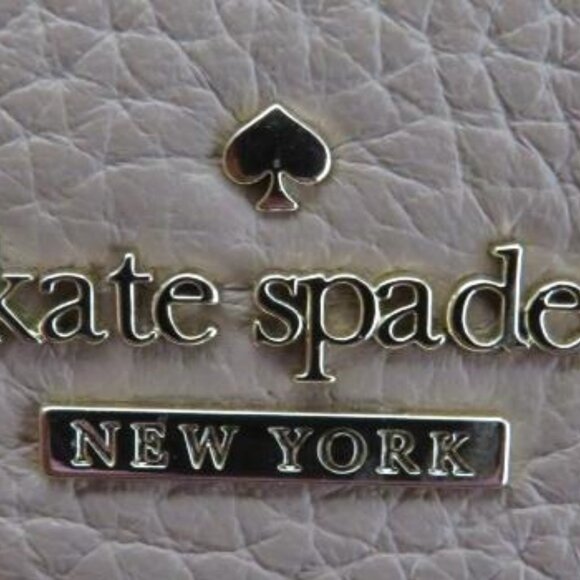 Kate Spade Jackson Street Ellery Crossbody Bag Gold Chain Leather Black Tan - Picture 5 of 9